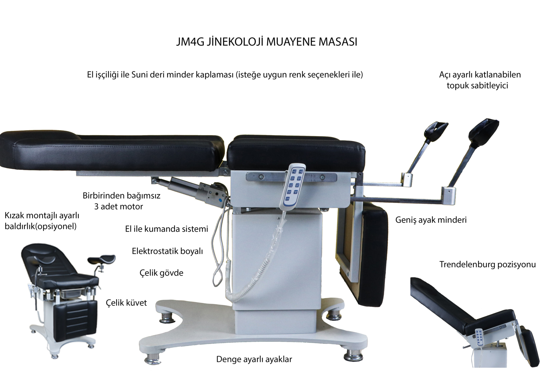 Motorlu Jinekolojik Masa