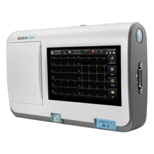 EDAN SE-301 EKG -  Dokunmatik Ekranlı Kompakt 3 Kanallı İstirahat EKG'si