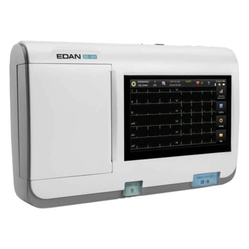 EDAN SE-301 EKG -  Dokunmatik Ekranlı Kompakt 3 Kanallı İstirahat EKG'si